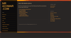 Desktop Screenshot of mrachmar.com
